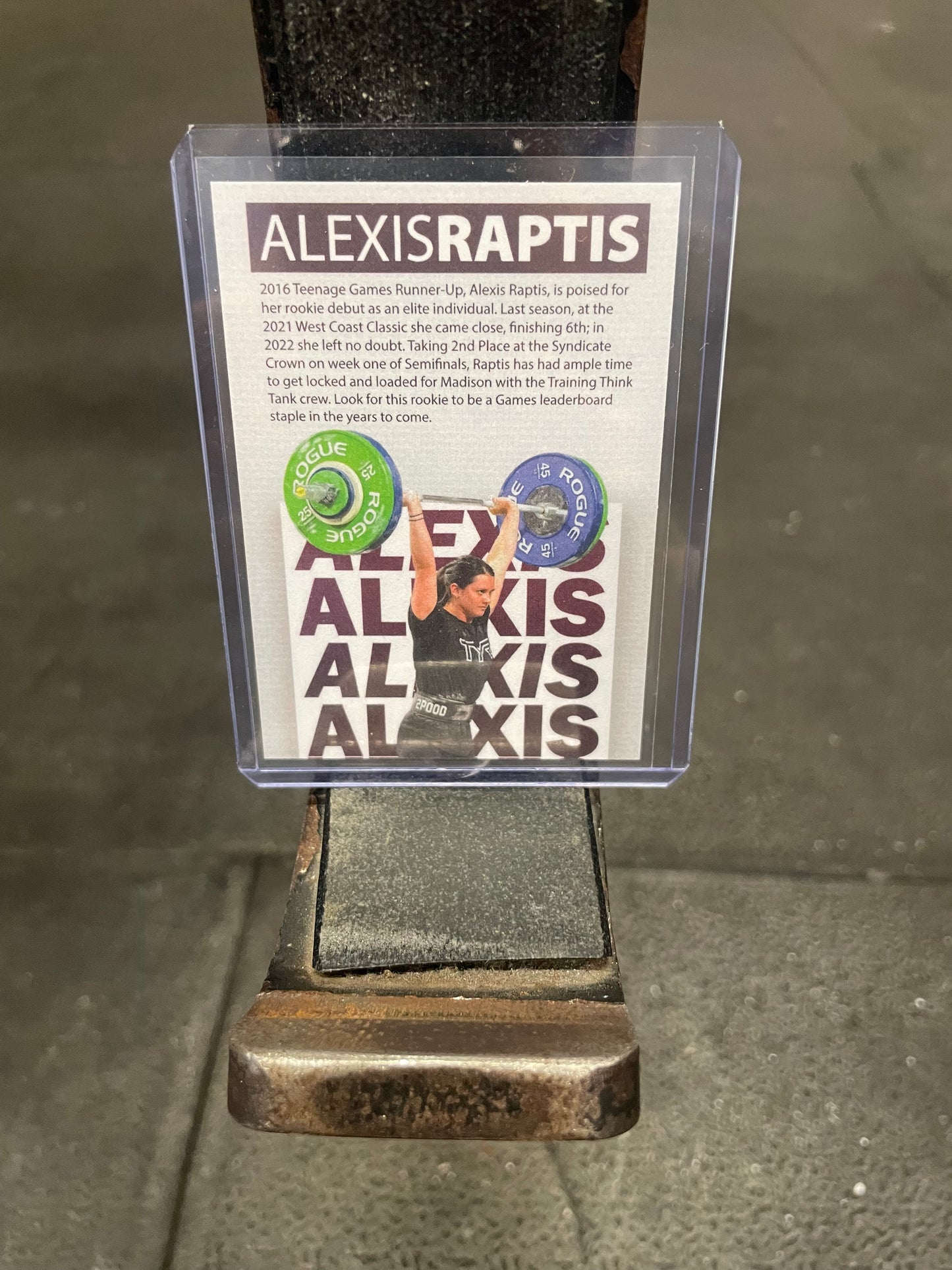 Alexis Raptis ROOKIE Card
